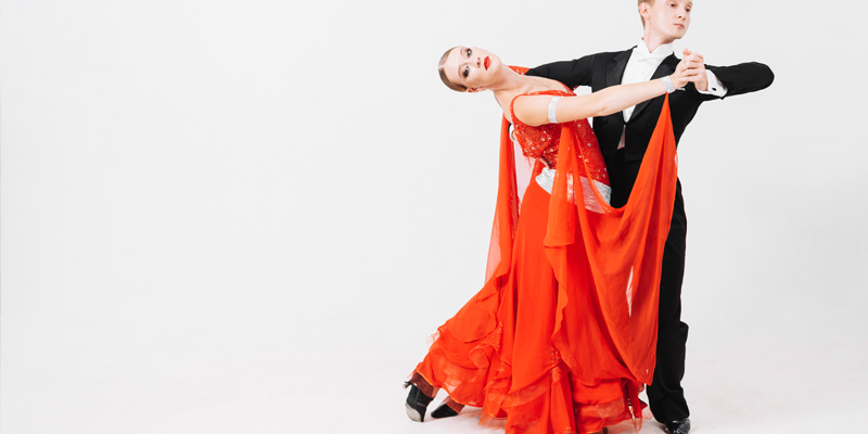 Indywidualne lekcje tańca pary tancerzy sportowych